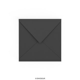 Envelope preto 155x155 mm