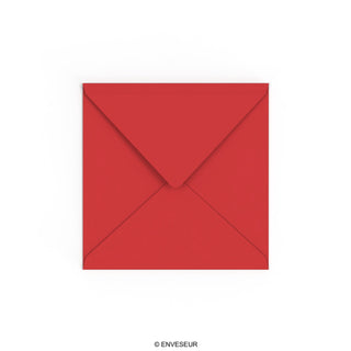 Envelope vermelho cereja 155x155 mm
