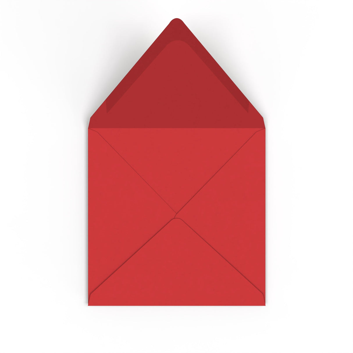 Envelope vermelho cereja 155x155 mm