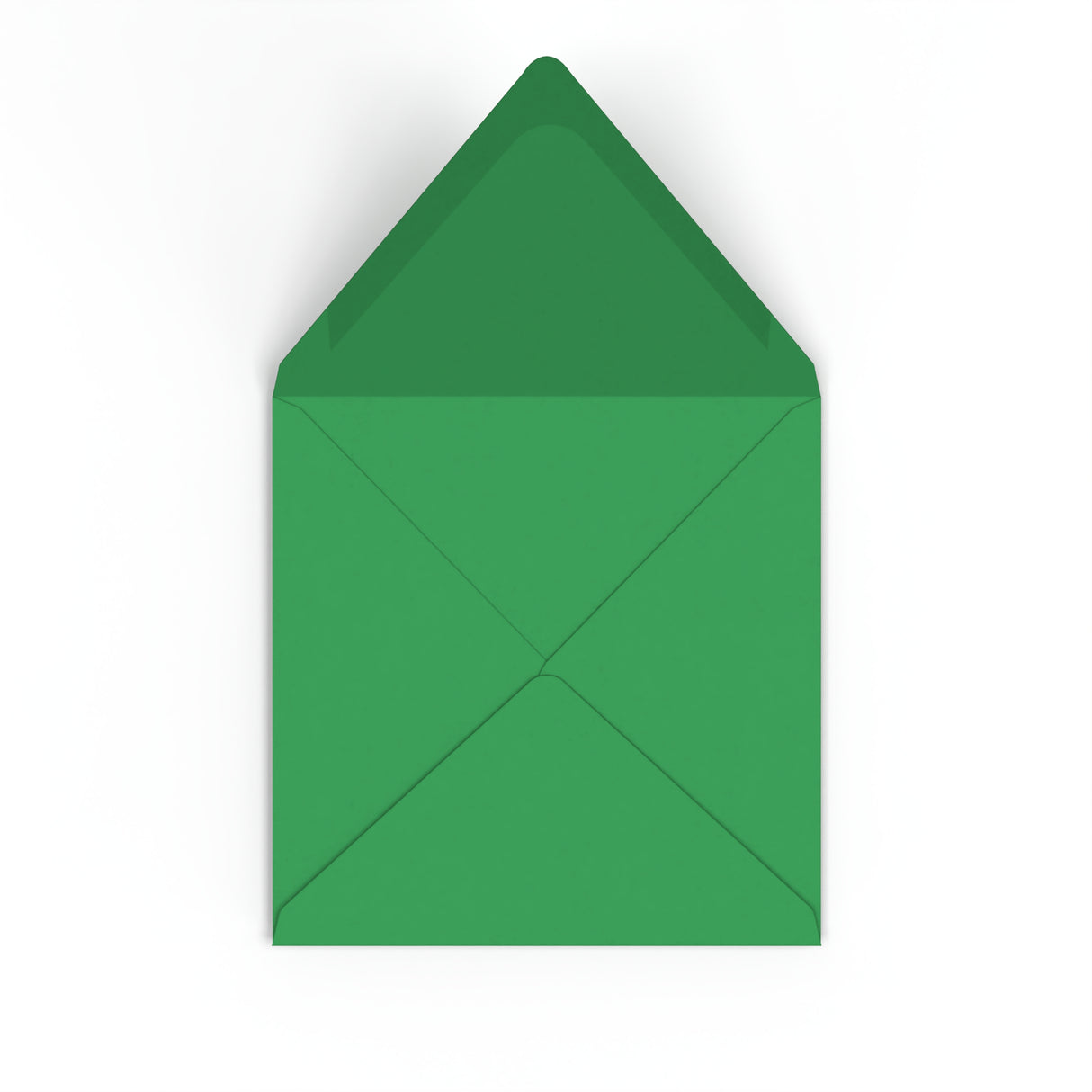 Envelope verde profundo 155x155 mm