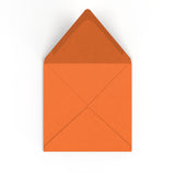Envelope laranja fogo 155x155 mm