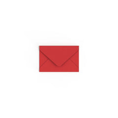 Envelope vermelho cereja 62x94 mm