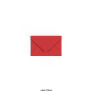 Envelope vermelho cereja 62x94 mm