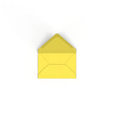 Envelope amarelo girassol 62x94 mm