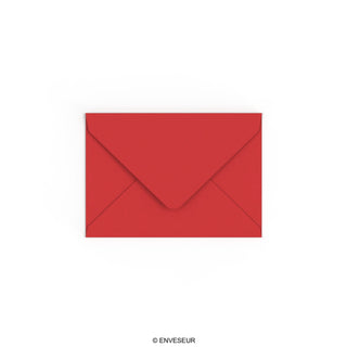 Envelope vermelho cereja 114x162 mm (C6)