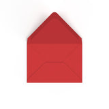 Envelope vermelho cereja 114x162 mm (C6)