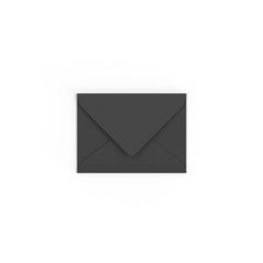 Envelope preto 82x113 mm (C7)