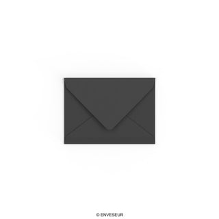 Envelope preto 82x113 mm (C7)