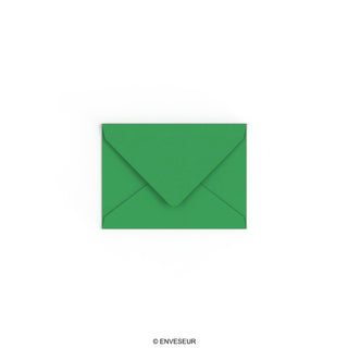 Envelope verde profundo 82x113 mm (C7)