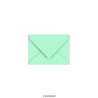 Envelope verde jade 82x113 mm (C7)