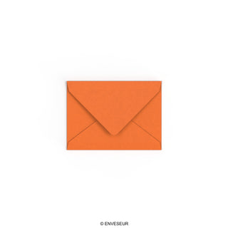 Envelope laranja fogo 82x113 mm (C7)