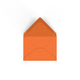 Envelope laranja fogo 82x113 mm (C7)