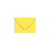 Envelope amarelo girassol 82x113 mm (C7)