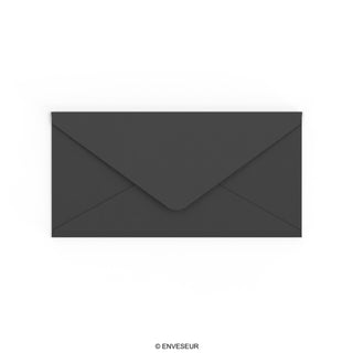 Envelope preto 110x220 mm (DL)