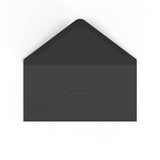 Envelope preto 110x220 mm (DL)