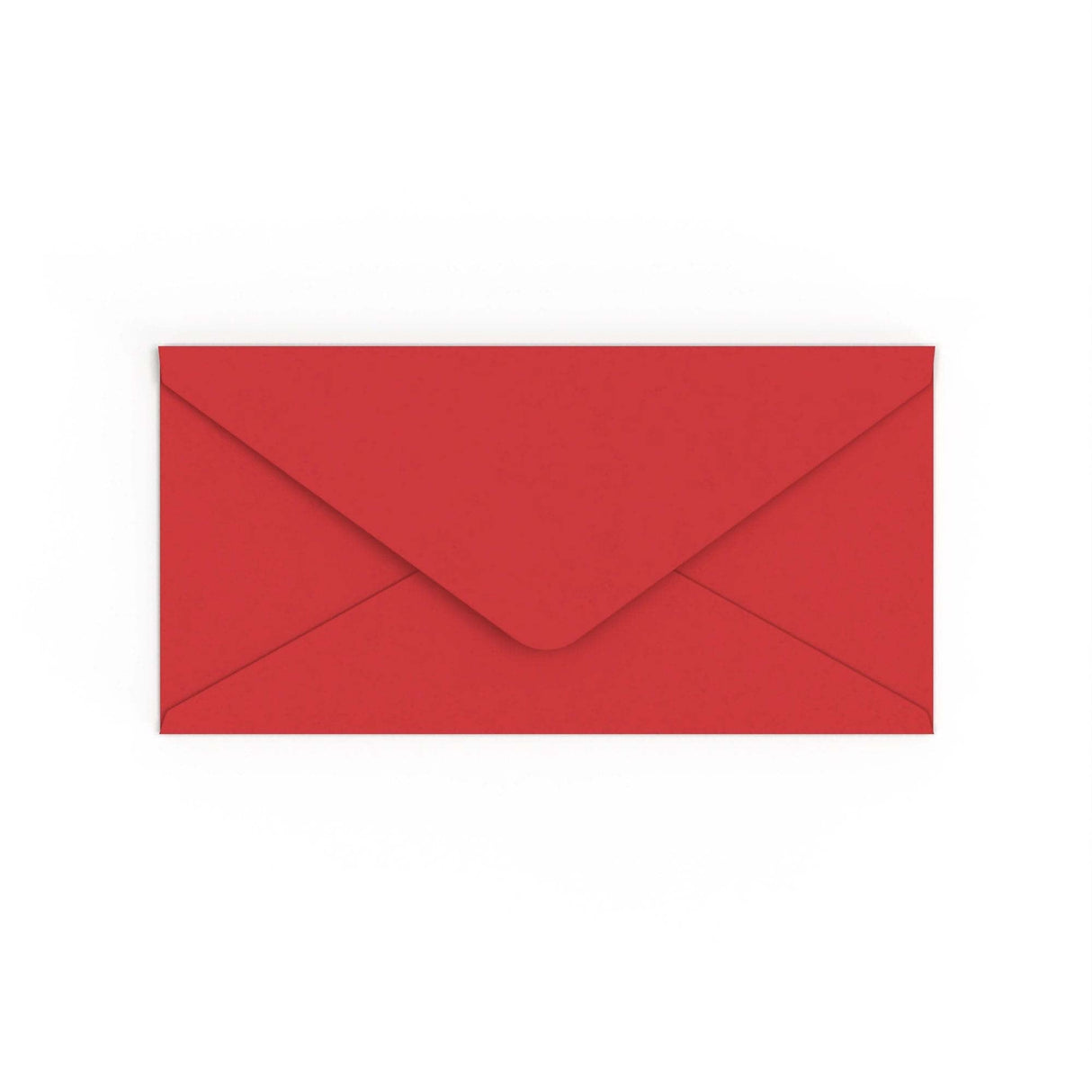 Envelope vermelho cereja 110x220 mm (DL)