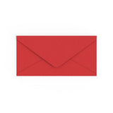 Envelope vermelho cereja 110x220 mm (DL)