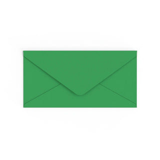 Envelope verde profundo 110x220 mm (DL)