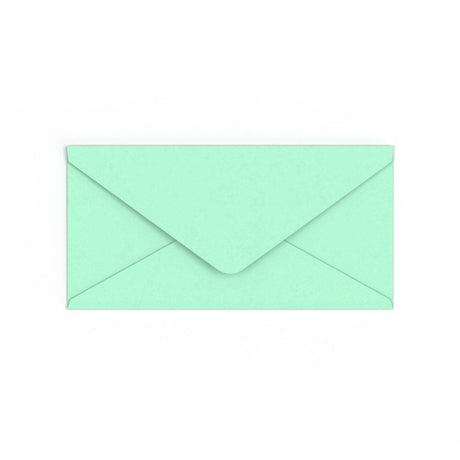 Envelope verde jade 110x220 mm (DL)