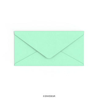 Envelope verde jade 110x220 mm (DL)