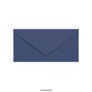 Envelope azul marinho 110x220 mm (DL)