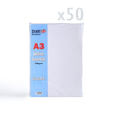 Cartão Branco A3 300 g/m² pack de 50 unidades