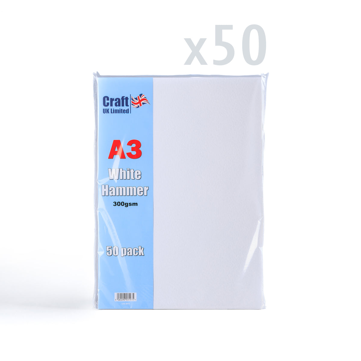 Cartão Martelado 300 g/m² pack de 50 unidades