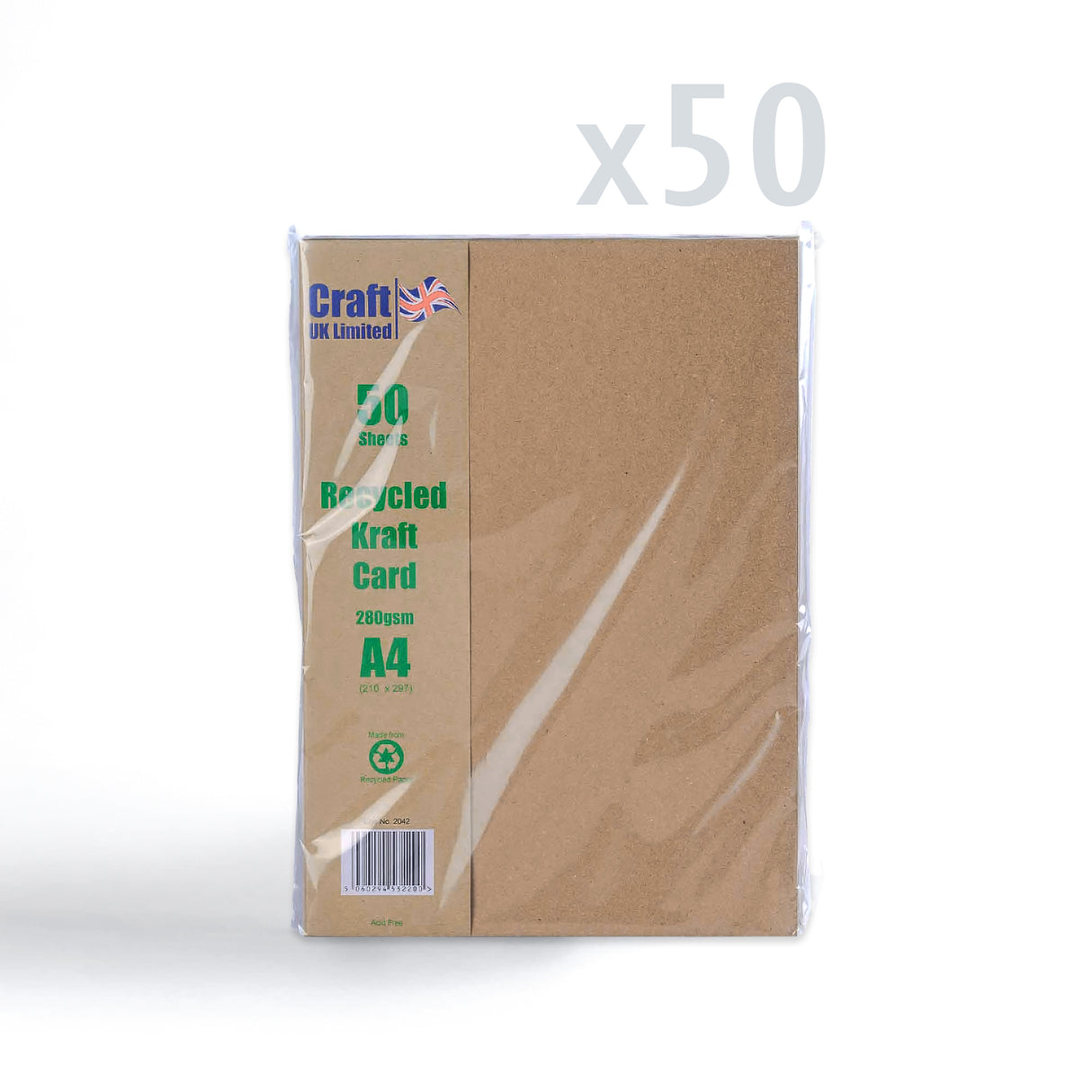 Cartão Kraft 280 g/m² pack