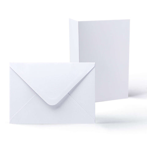 White Smooth Cards & Envelopes Pack