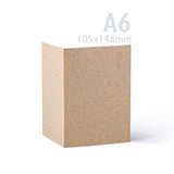 Conjunto de cartões e envelopes kraft