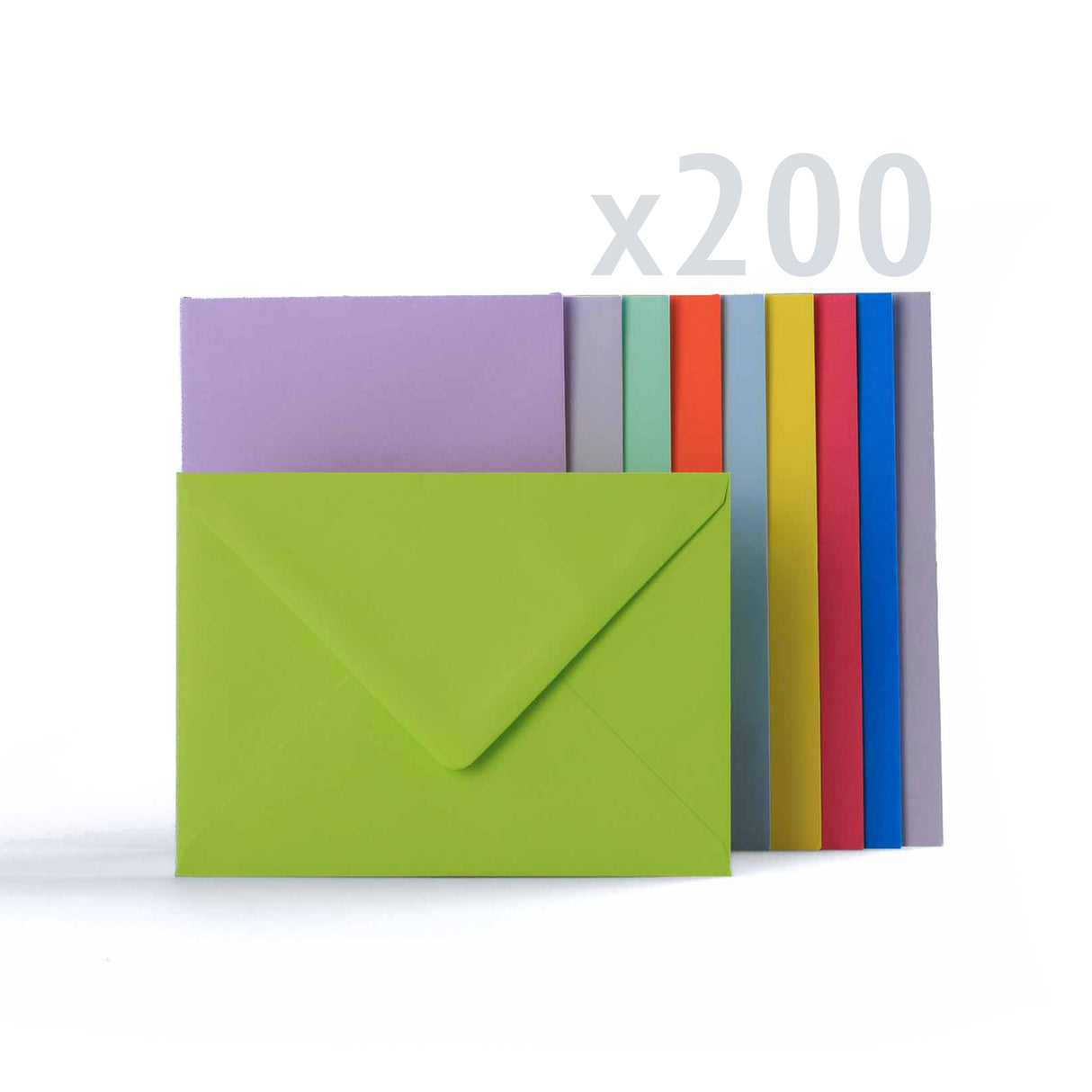 Envelopes em 10 cores sortidas, 100 g/m²