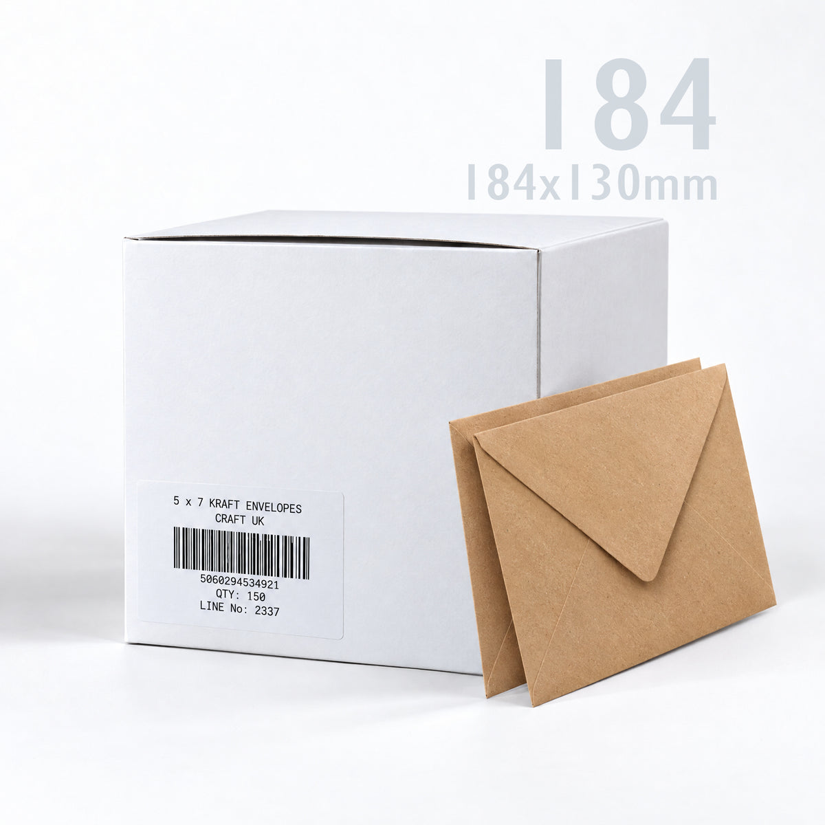 Envelopes Kraft 110 g/m² pack de 150 unidades