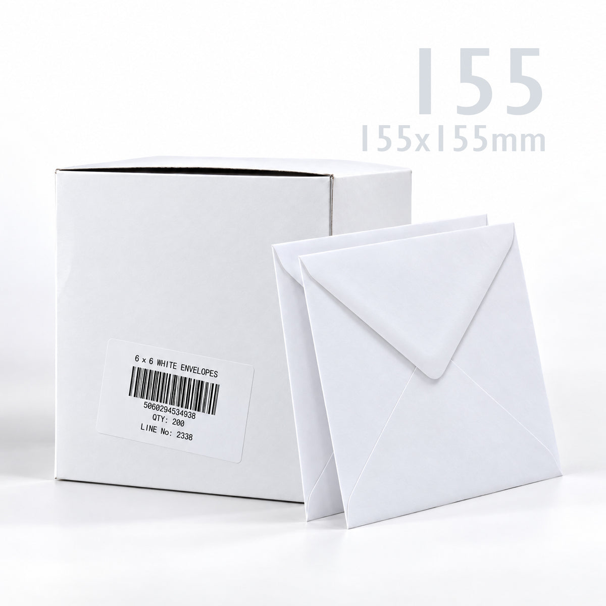 Envelopes Brancos 100 g/m² pack de 200 unidades