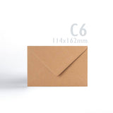 Envelopes Kraft 110 g/m² pack de 150 unidades