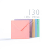 Cartões pastel sortidos 225 g/m² e envelopes 100 g/m²