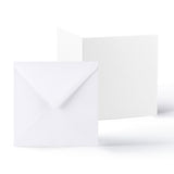 Cartões brancos lisos 250 g/m² e envelopes 100 g/m² – pack