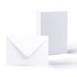 Cartões brancos lisos 250 g/m² e envelopes 100 g/m² – pack
