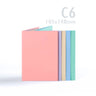 Cartões pastel sortidos 225 g/m² e envelopes 100 g/m²