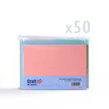Cartões pastel sortidos 225 g/m² e envelopes 100 g/m²
