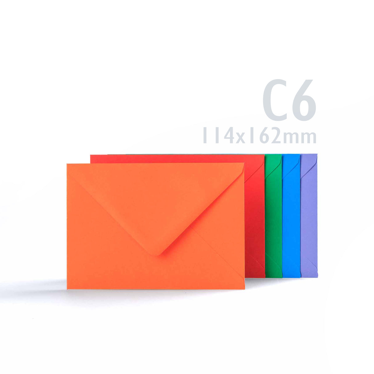 Cartões cores vivas sortidos 225 g/m² e envelopes 100 g/m²
