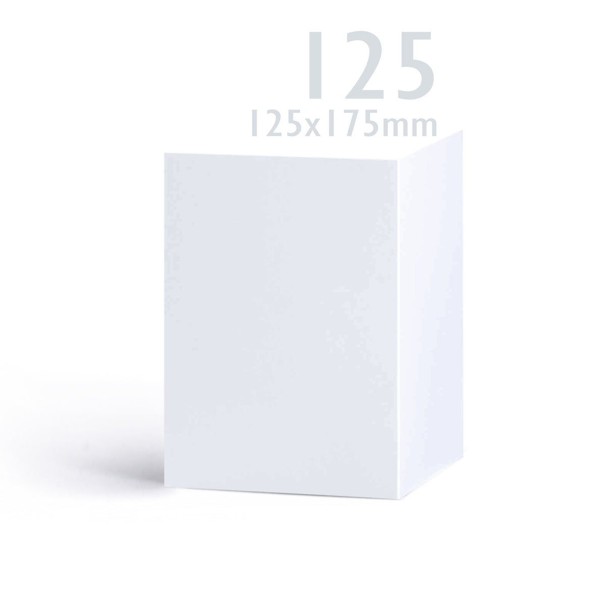 Cartões brancos lisos 250 g/m² e envelopes 100 g/m² – pack