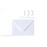 Cartões brancos lisos 250 g/m² e envelopes 100 g/m² – pack