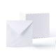 White Scalloped Cards & Envelopes Pack