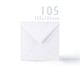 Cartões brancos lisos 250 g/m² e envelopes 100 g/m² – pack