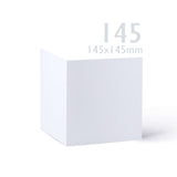 Conjunto de cartões e envelopes com acabamento de linho