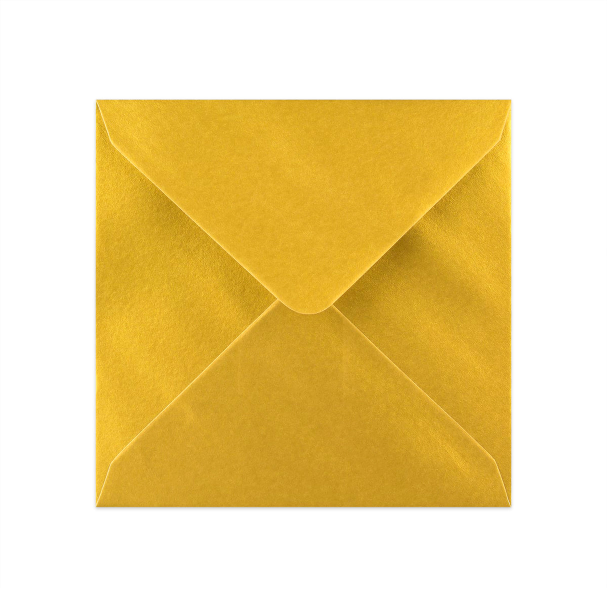 Envelope dourado metálico 130x130 mm