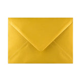 Envelope dourado metálico 133x184 mm