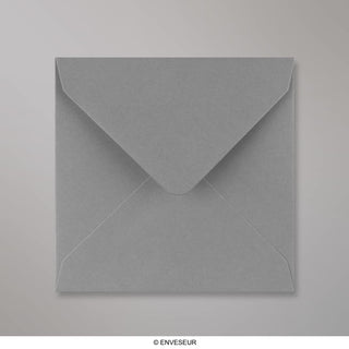 Envelope cinza escuro 130x130 mm
