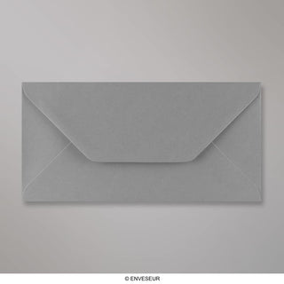Envelope cinza escuro 110x220 mm (DL)