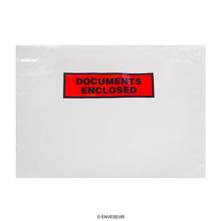 Sacos adesivos para documentos com impressão